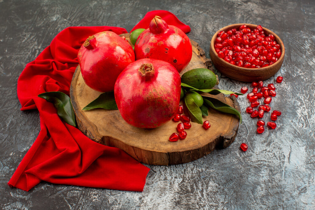 alt" pomegranate for healthy hair"